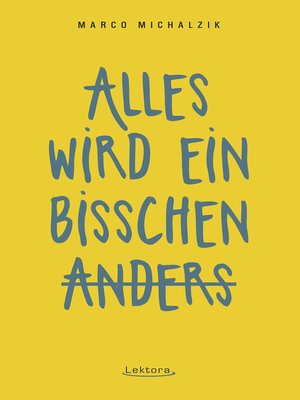 cover image of Alles wird ein bisschen anders
